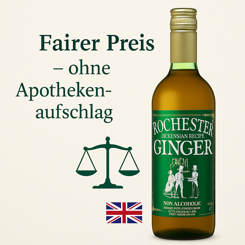Fairer Preis – Rochester Ginger ohne Apothekenaufschlag